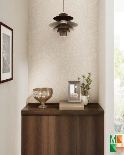 Giấy dán tường Nhật Bản phòng ngủ điểm nhấn sang trọng P120_01_6251_6252