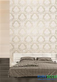 Giấy dán tường phòng ngủ cổ điển sang trọng
