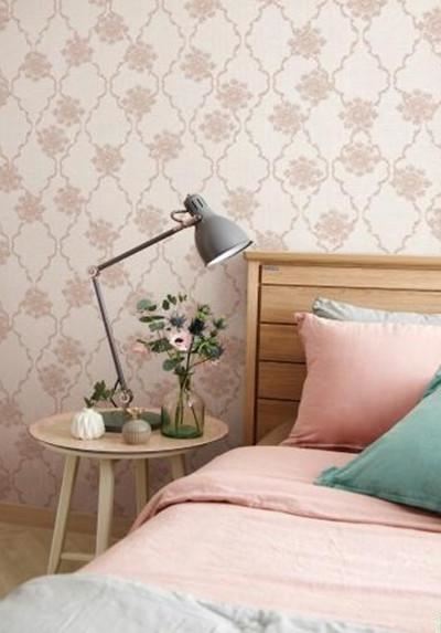 Giấy dán tường điểm nhấn phòng ngủ cổ điển đẹp NB85239-2