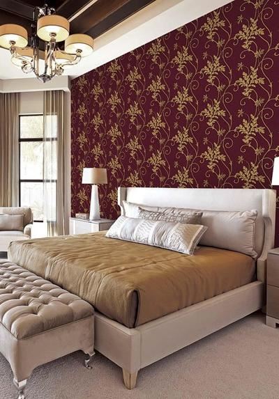 Giấy dán tường Hàn Quốc phòng ngủ tạo điểm nhấn 59278-2