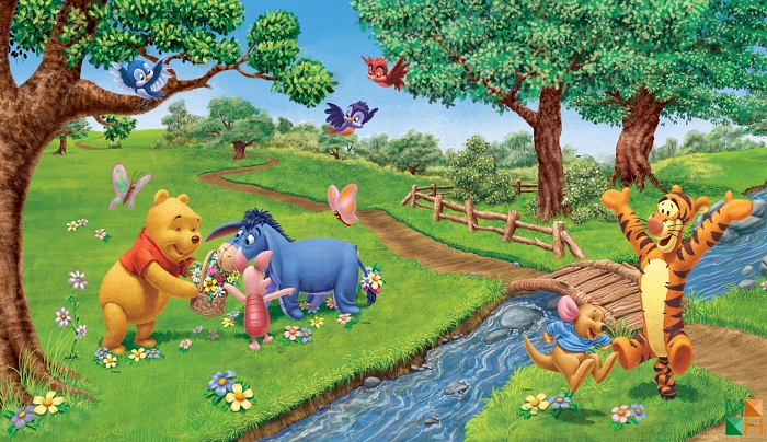 Các mẫu giấy dán tường phòng ngủ đẹp cho bé gái Các mẫu giấy dán tường phòng ngủ đẹp cho bé gái