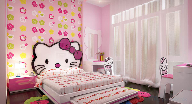 Các mẫu giấy dán tường phòng ngủ đẹp cho bé gái Các mẫu giấy dán tường phòng ngủ đẹp cho bé gái