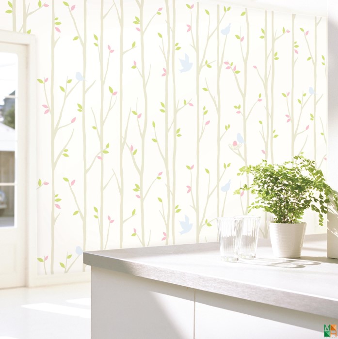 Giấy dán tường hình cây Giấy dán tường hình cây