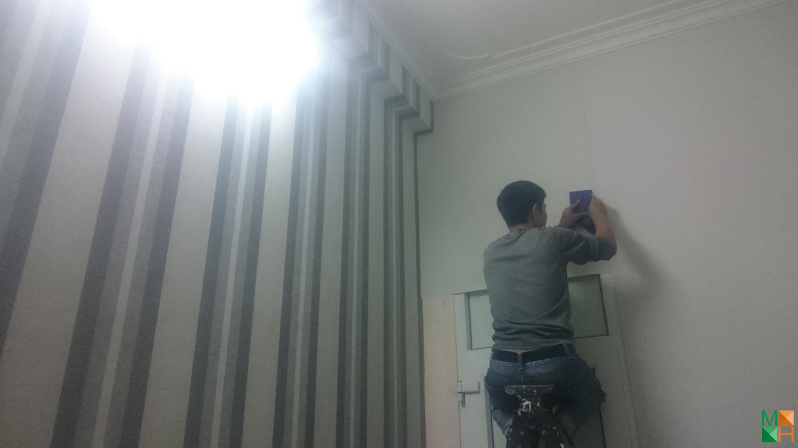 Cách dán giấy dán tường hàn quốc đúng quy chuẩn giay-dan-tuong2