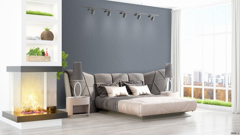 Giấy dán tường phòng ngủ màu xanh tại hải phòng Giấy dán tường phòng ngủ màu xanh tại hải phòng